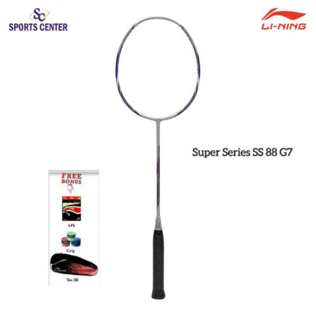 New  Raket Badminton Lining Super Series SS 88 G7 / SS88 Gen 7 White