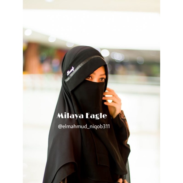 EL MAHMUD❤milaya hijab eagle niqob temboro murah