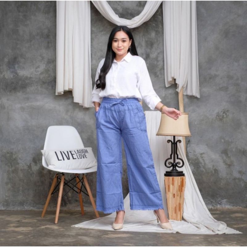 CELANA JEANS / KULOT SEMI JEANS / CELANA CEWEK TERMURAH