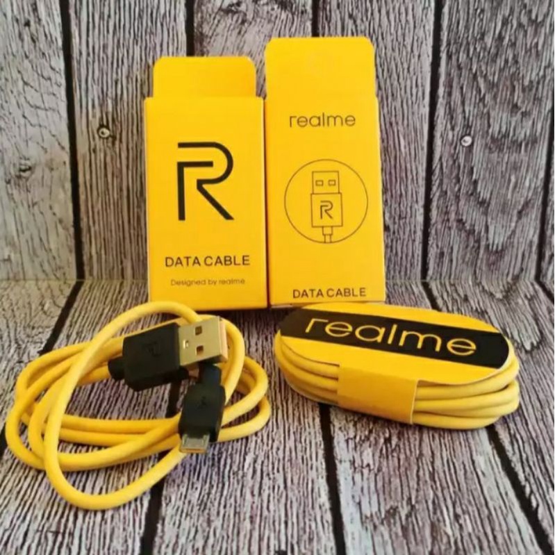 Jual KABEL DATA REALME FAST CHARGING USB MICRO / TYPE ORIGINAL 100% ...