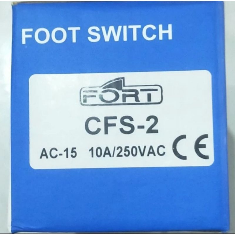 Foot Switch / Saklar Injak FS-2 10A 220V Metal FORT (PREMIUM QUALITY)