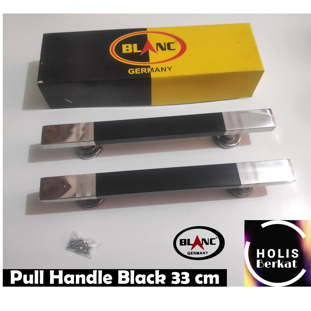 Pull Handle Black 33 cm / Gagang Tarikan Pintu Double 330 mm