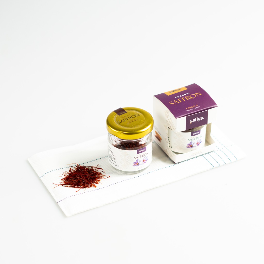 Saffron Safron Super Negin 0.25 Gram Premium Original SAFIYA HERBAL