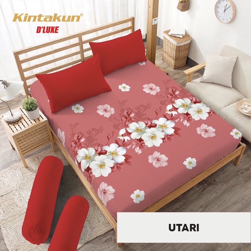 (BISA COD)SPREI KINTAKUN DELUXE UK 180*200 CM DIJAMIN TIDAK LUNTUR