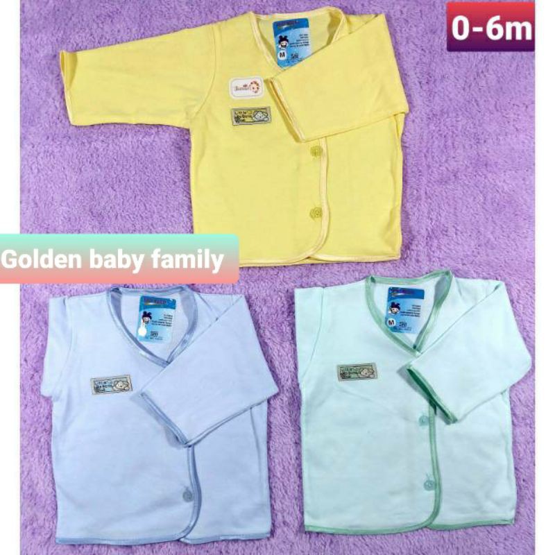 3 Pcs Baju Bayi Tangan Panjang Baby Mocha SNI Little Boboho lengan panjang