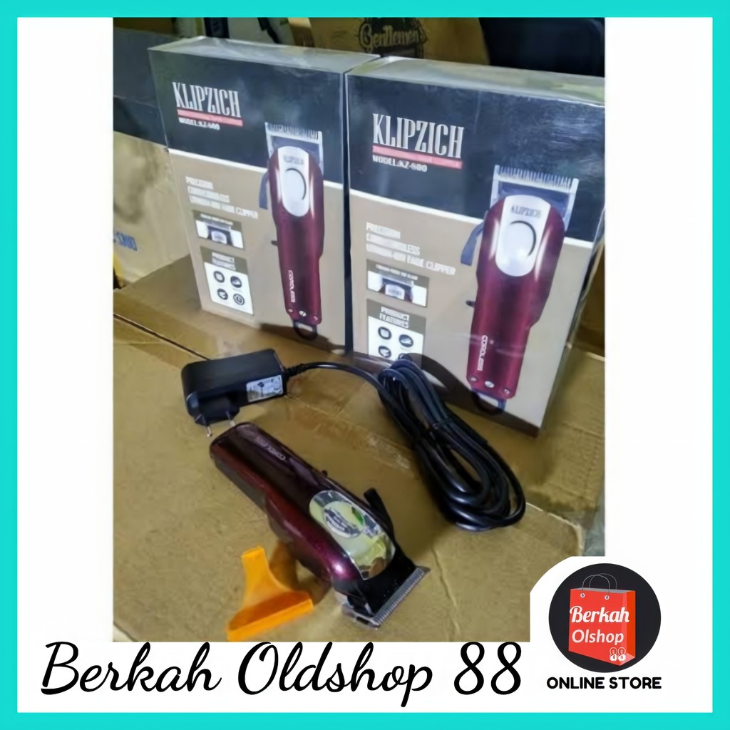 Berkah Oldshop 88 - Mesin Cukur Rambut KLIPZICH KZ-800 Alat Cukur Rambut Rechargeable Cordless