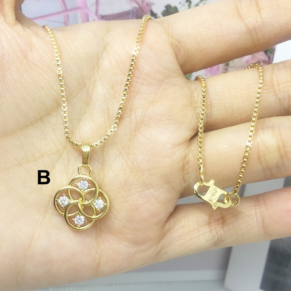 Perhiasan Xuping Kalung Cewek Love Kunci Gembok - BN323