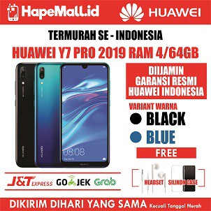 HP HUAWEI Y7 PRO 2019 DUB-AL20 4-64GB GARANSI RESMI HUAWEI INDONESIA TERMURAH