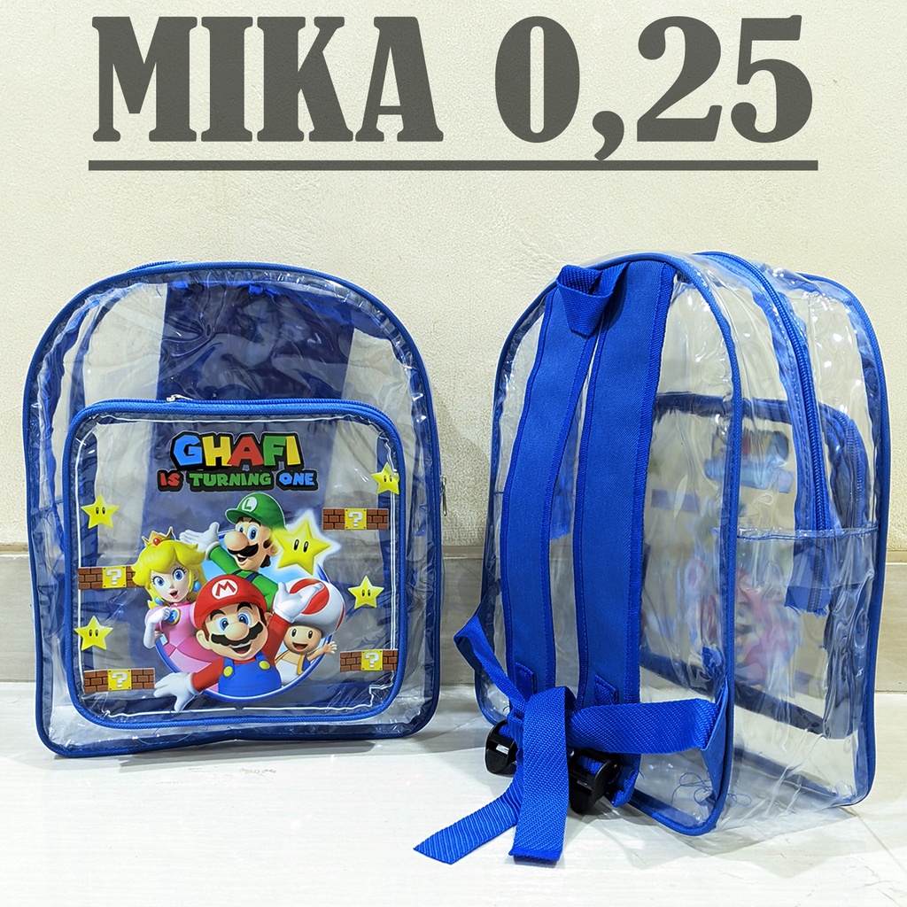 Tas Souvenir Ulang Tahun / Tas Souvenir / RANSEL Mika PRINTING MIKA / Goodie Bag / Tas Ultah / TAS R