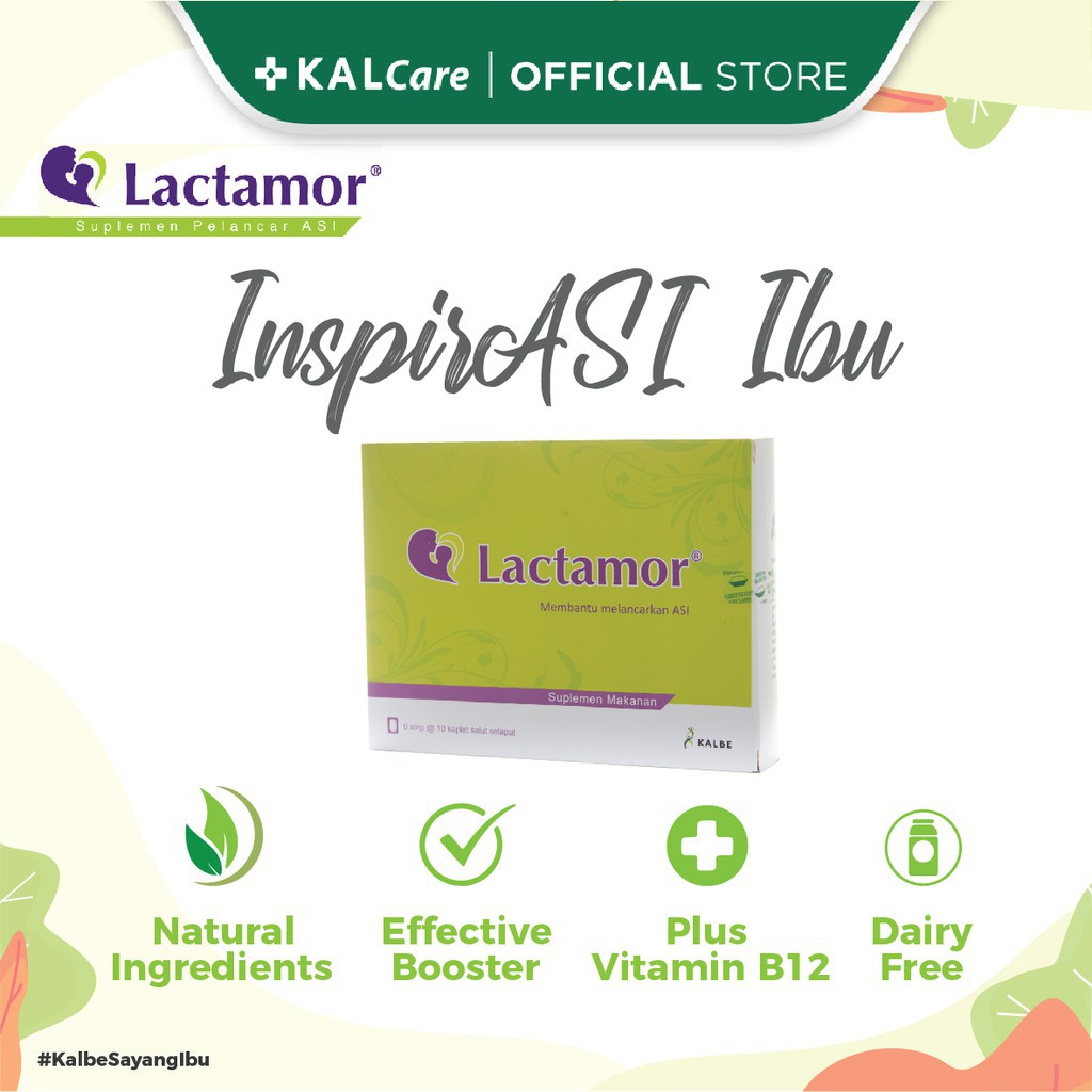 Lactamor (6 Strip) Suplemen Ibu Menyusui / Pelancar Asi