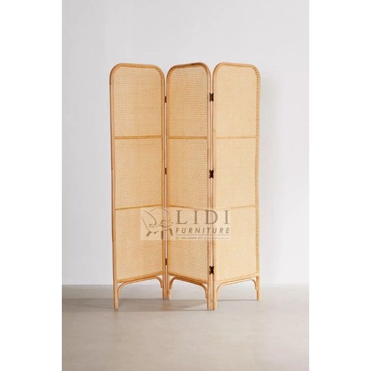 pemisah ruangan minimalis/penyekat ruangan rotan/seketsel rotan/dekorasi ruang tamu