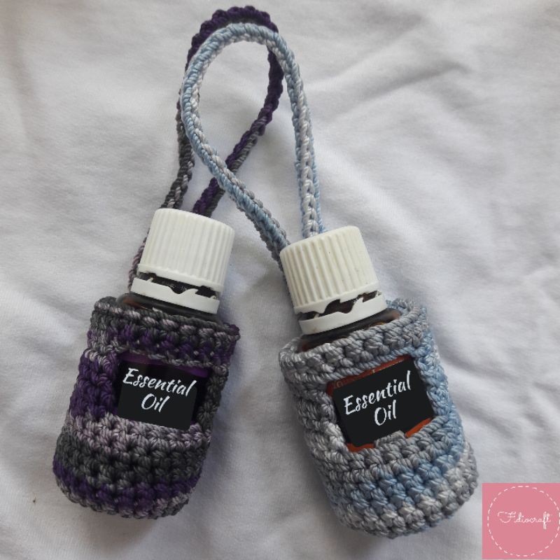 Gantungan Essential Oil/Gantungan Rajut Essential Oil/Essential Oil Holder/Essential Oil Case