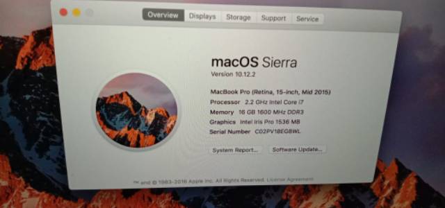 PROMO.. MaC PRO RETINA 15 IN 2015 ..CORE I7 ..RAM 16GB..SSD 128/256/512  single/dual vga muluss