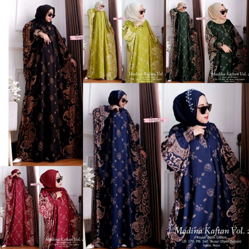 Kaftan Madina/Kaftan Madina Jumbo/Gamis Kaftan/Kaftan madina modrn