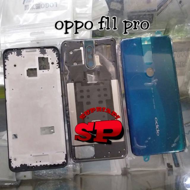 Casing Kesing Housing Fullset Backdoor Bezel Oppo F11 Pro F11pro Original Ada ring Caca Camera