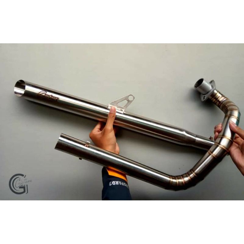 Knalpot Bambu Runcing Freeflow Kawasaki W175