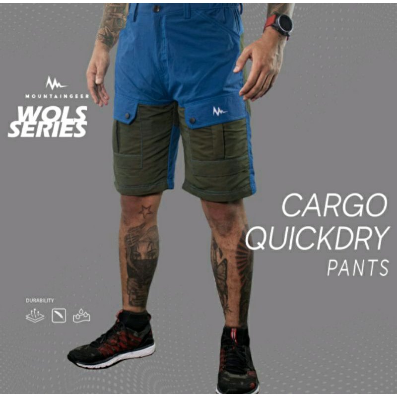 Celana Pendek Mountaingeer,Celana quickdry, Celana Pendek Cargo