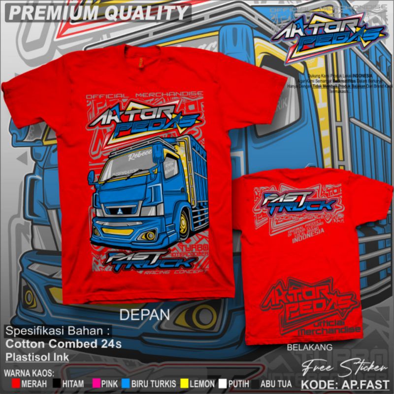 KAOS TRUCK /KAOS TRUCK OLENG /KAOS TRUCK CANTER/KAOS TRUCK CABE/KAOS KATA KATA /KAOS TRUCK MANIA