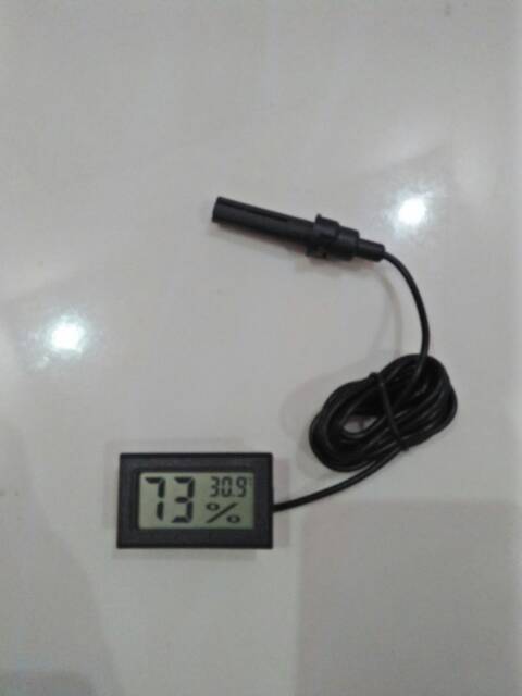 Mini LCD Digital Thermometer Hygrometer Temperature dengan kabel