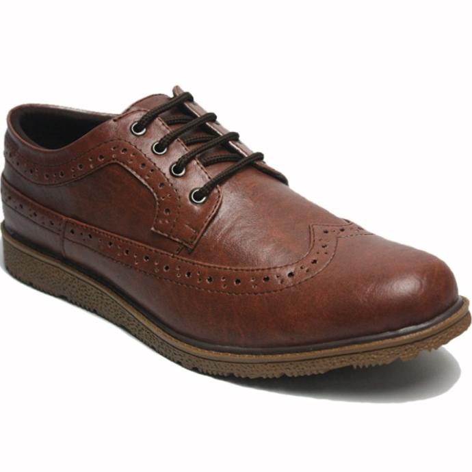 Dr. Kevin Sepatu Formal Pria bertali 831-020 - Coklat