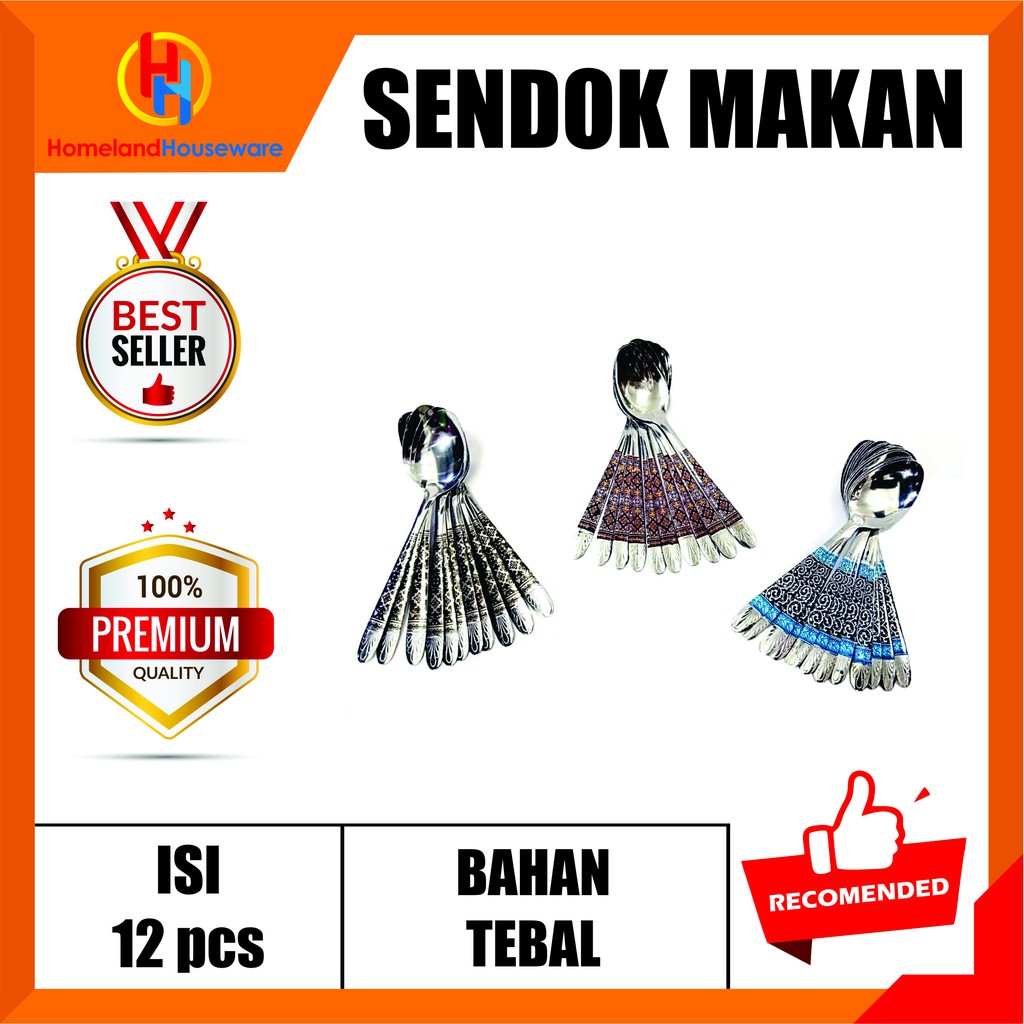 Grosir (siap Kirim) Terlaris!!! Sendok Makan Batik 18gr/ Sendok Makan GyRnleI7W15apV