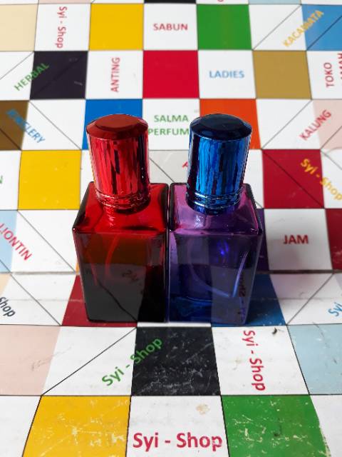 GROSIR Botol Parfum Spray Kaca Warna 20ml - SP 12