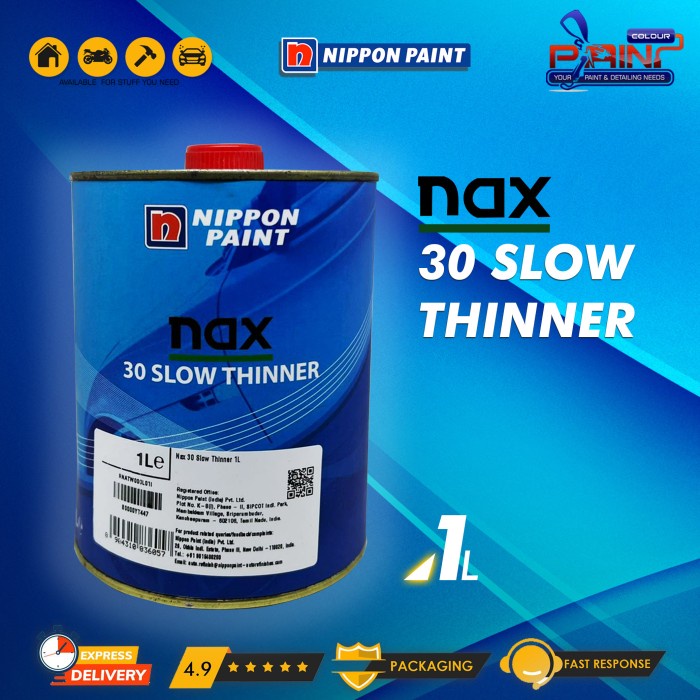 Jual Nippon Paint NAX 30 Slow Thinner 1 Liter Indonesia|Shopee Indonesia