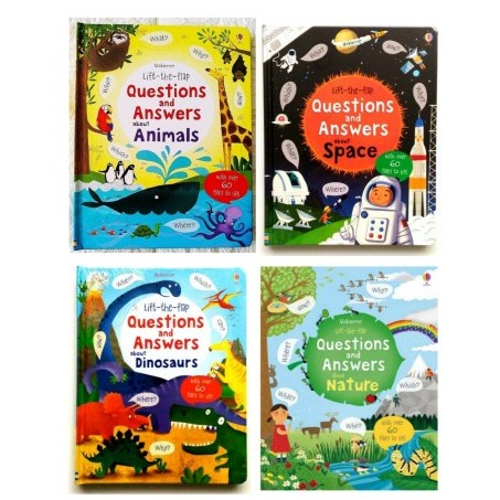 

buku cerita anak usborne lift the flap Q and A BR277