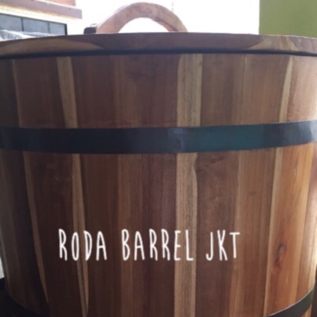 Ember kayu tong kayu tahang kayu jati barel kayu jati besar murah