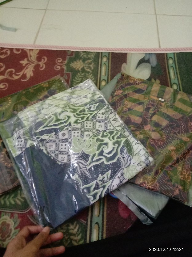 Batik Dolby Dolbi Dobby Doby Tenun Sutra Tulis Katun Atbm Baron Atasan Batik Wanita Sogan Srg308