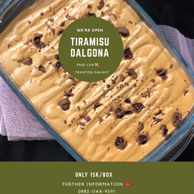 

NEW BRAND “TIRAMISU DALGONA DESSERT BOX”