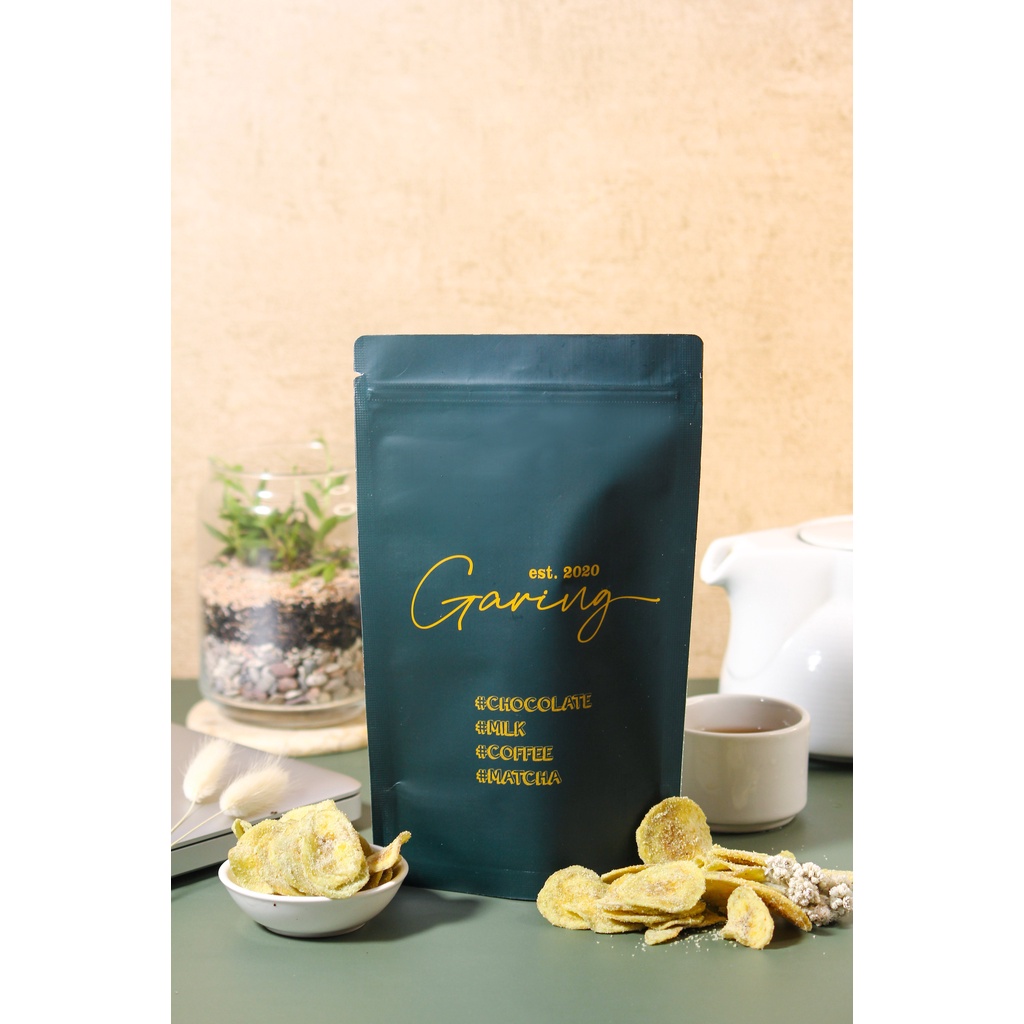 

Garing Banana Chips Matcha – Keripik Pisang Renyah dan Lezat