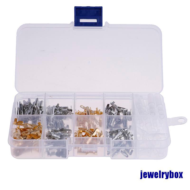 150 Pcs Kit Campuran Terminal Crimp Spade Male Dan Female Untuk Mobil