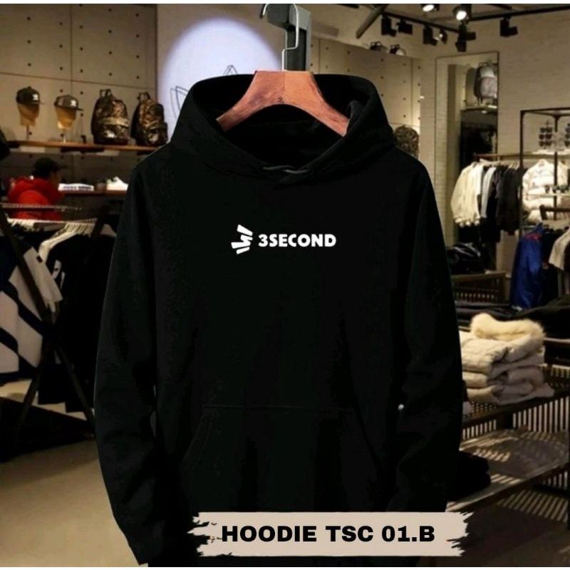 Jaket Sweater Hoodie Jumper Three Second Pullover Oversize | Hoodie Cowok Hoodie Cewek | Sweater Hoodie Distro Bandung M-XXXL