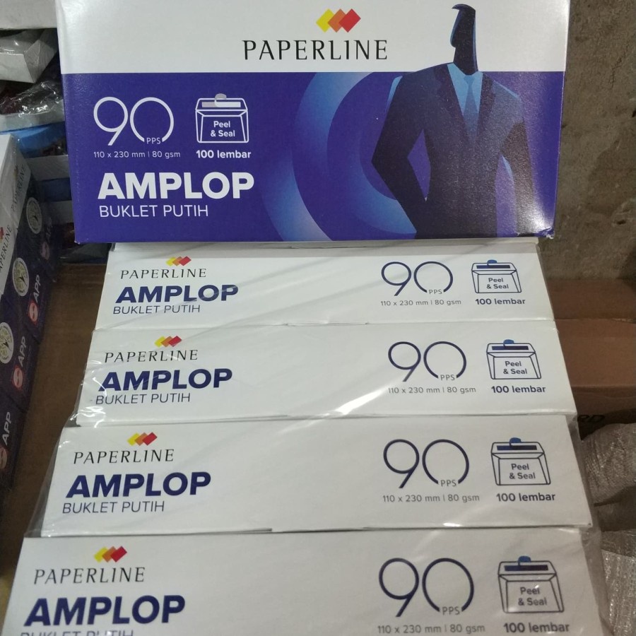 

InJO [100pcs] Amplop Putih Polos Paperline 90 panjang