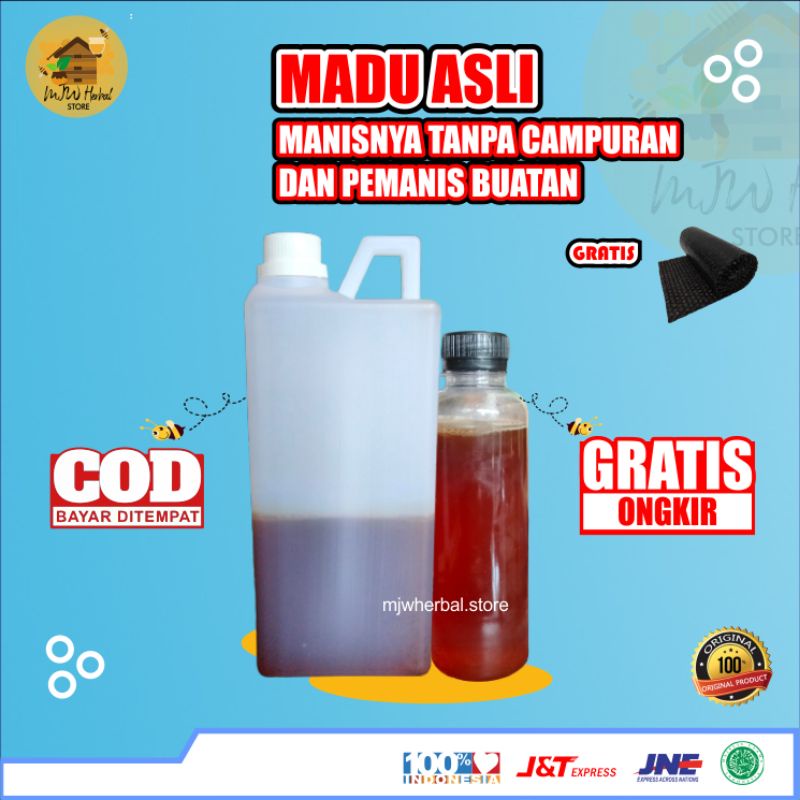 

TERLARIS! Madu Lebah Asli 100% Madu Murni Madu Asli Madu Original Pure Honey Madu Kopi Madu