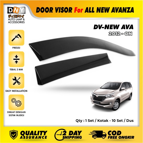 Talang Air / Door Visor DNY All New Avanza – Injection High Quality