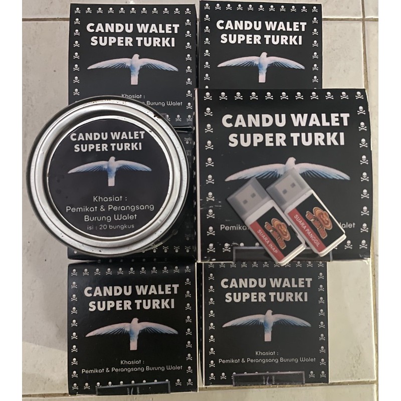 Candu Walet Super Turki Kaleng 20PCs (BONUS SP ST SI & GRATIS ONGKIR)