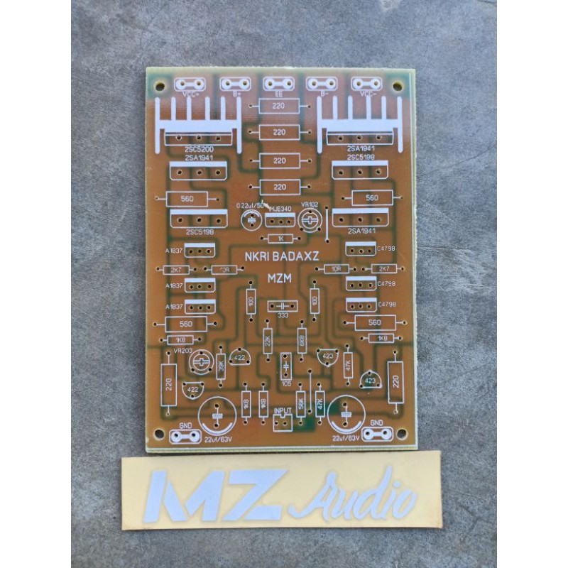 PCB BADAK  PCB NKRI BADAX  MZ AUDIO