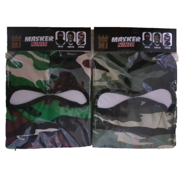 [ Isi 10 Pcs ] Masker Ninja Army