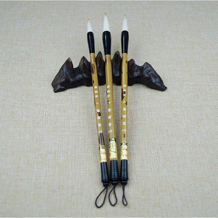 

(28cm) Mopit / Kuas Bambu Seni Kaligrafi Tulisan Tiongkok Mandarin / Korea / Jepang