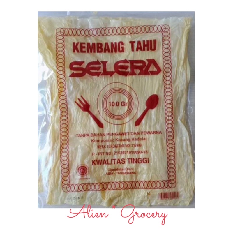 

Kembang Tahu Kering Selera Sendok Garpu Dried Bean Curd 100gr