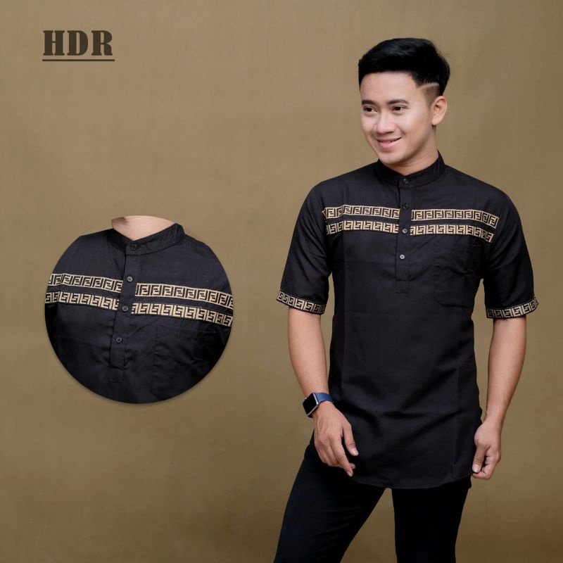 [PREMIUM] FF Kurta Lengan Pendek Bahan Toyobo (M L XL XXL)