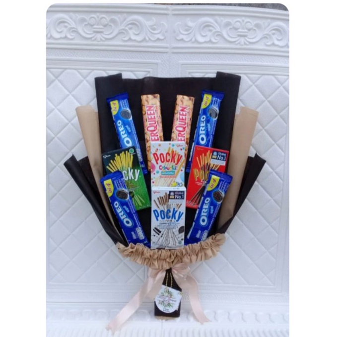 

Bouquet Snack | Bouquet Coklat | Bouquet Camilan | Bouquet Makanan