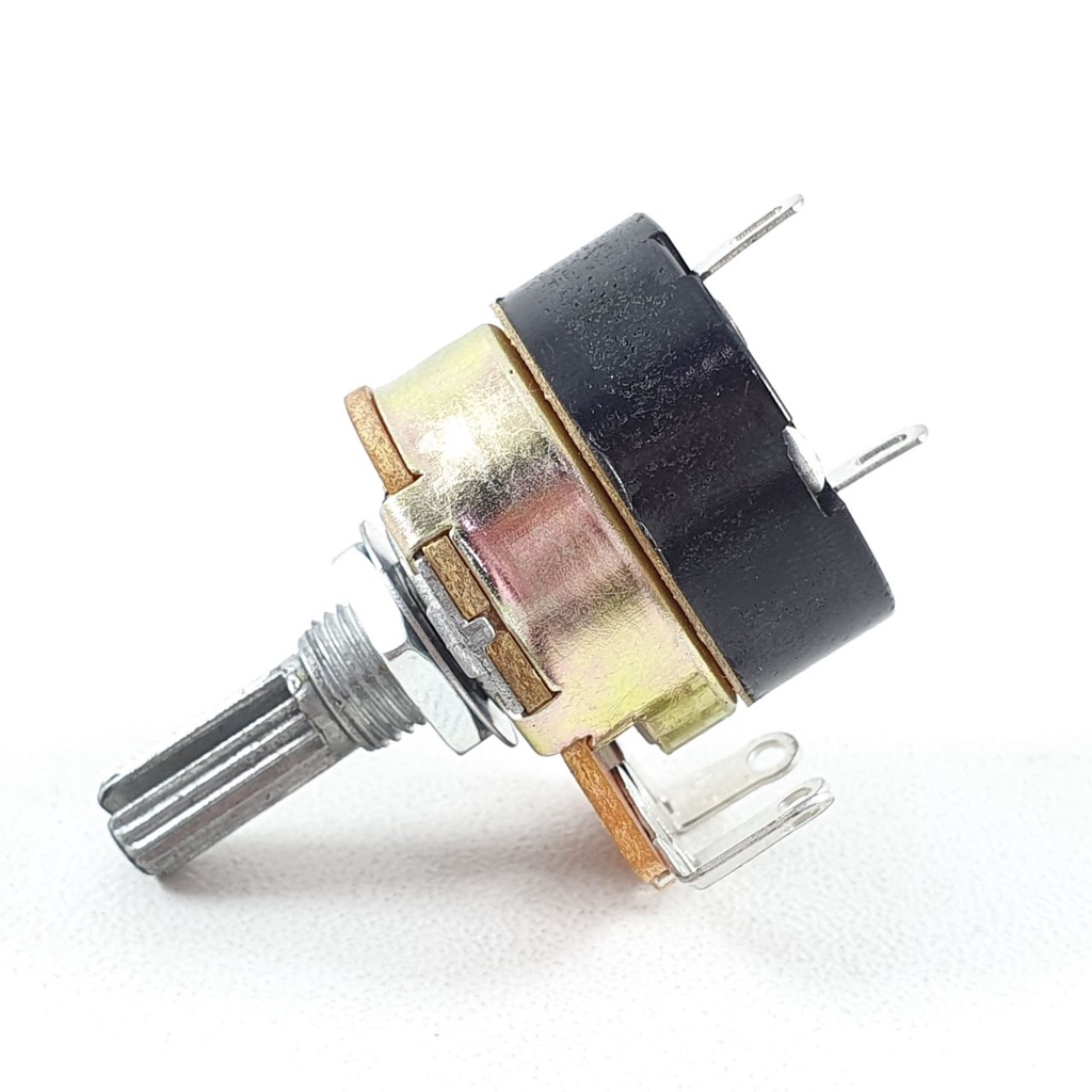 Potensio Dimmer Besar 3 pin 500k Drat Mono Kaki 3 Tekuk Dimer On Off 504