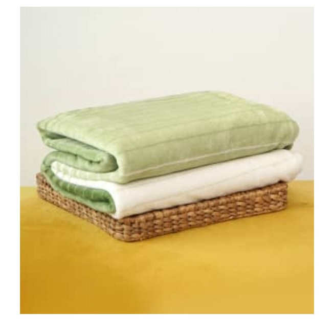 INFORMA Selimut Flanel/Selimut Hangat/Selimut Hotel/Selimut Lembut-ELLINE HIJAU