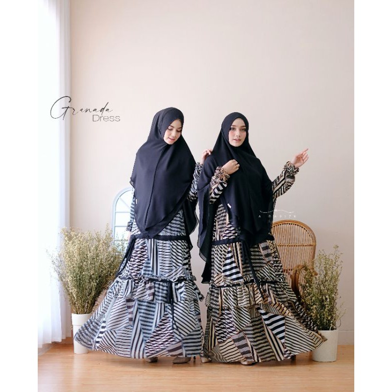 Gamis Granada by Albarizk / Gamis pesta / Gamis cerutty