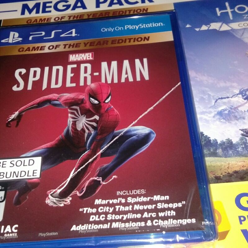 Spiderman Marvel bd cd dvd ps4 Goty  full dlc ps4