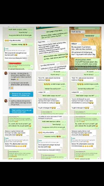 Nurfa sari lemon 500ml