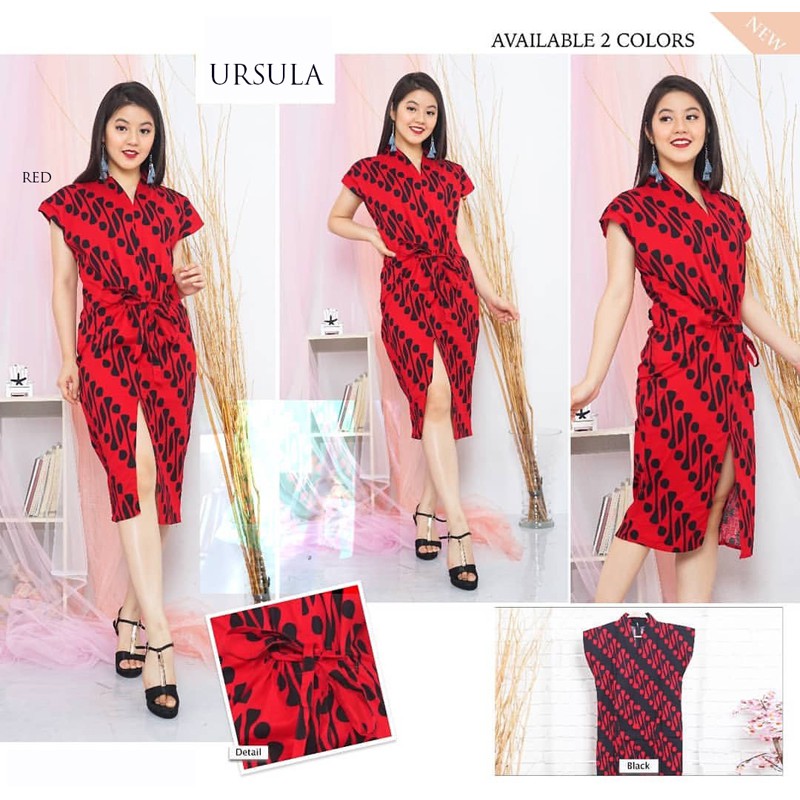 URSULA DRESS - DRESS BATIK WANITA